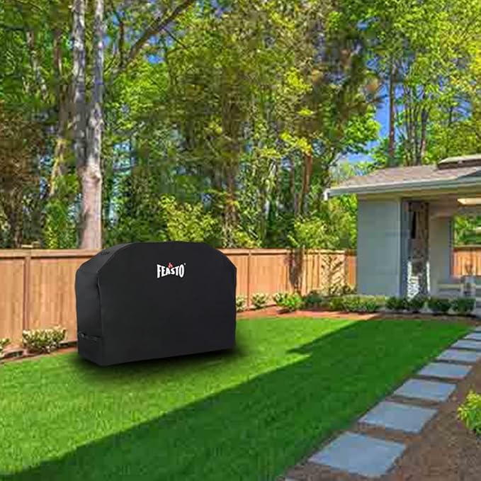 BBQ Grill Cover, 55 Inch Heavy Duty Waterproof Gas Grill Cover - Image 2