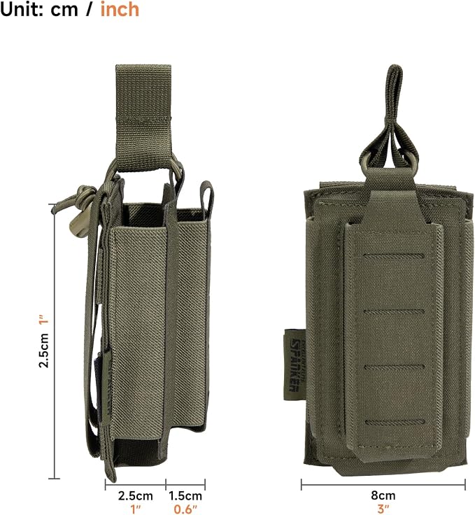 EXCELLENT ELITE SPANKER Tactical Open-Top Single/Double/Triple Molle Mag Pouch - Image 2