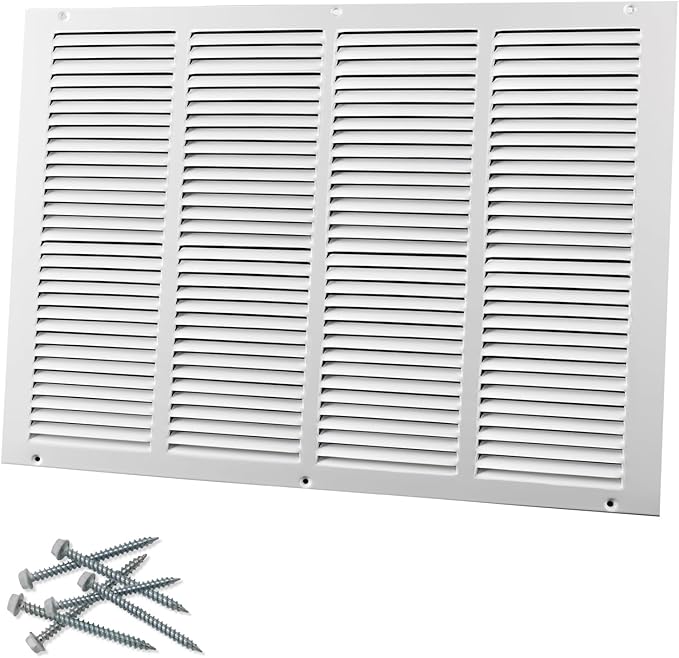 20"W x 16"H Steel Return Air Grille, Air Return Vent Cover by Howeall