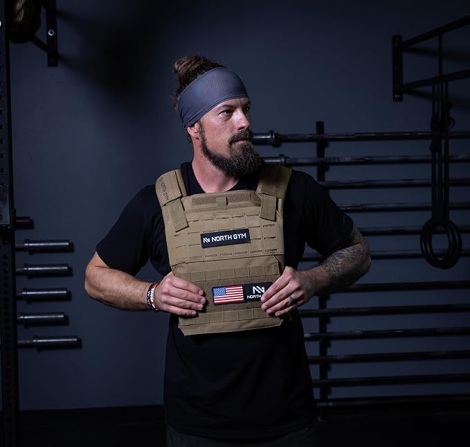 Northgym Adjustable Weighted Vest/Incl. 3D Weight Plates in 14lbs / 20lbs/ - Image 4