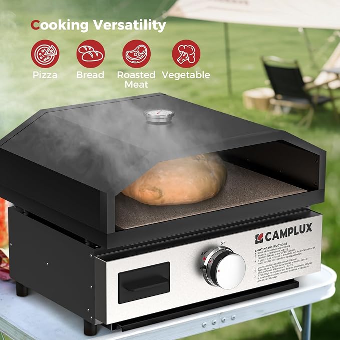 CAMPLUX 17 Inches Pizza Oven for Grill - Image 4