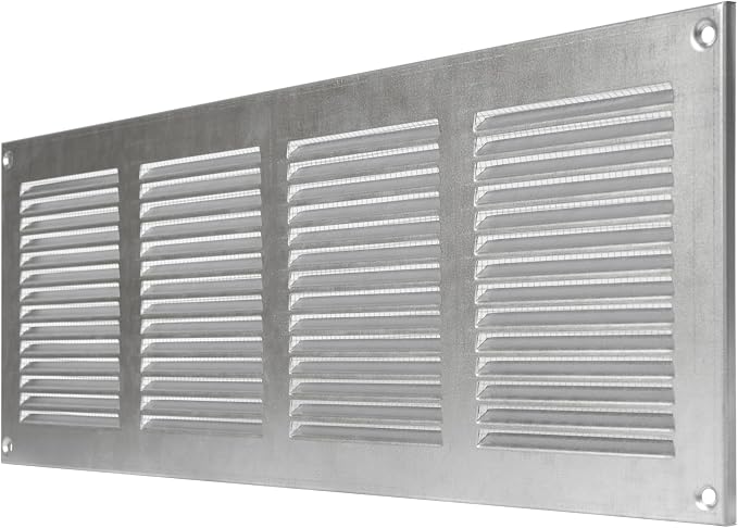 Repa Market Air Vent Cover 16x6 Inch Galvanized Steel Louvered Grill Cover - Image 7