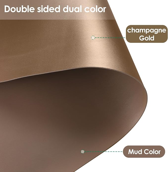 Leather Desk Mat, 1.8mm Thick, 12x60 Inch Desk Cover, Desk Protector Mat - Image 2