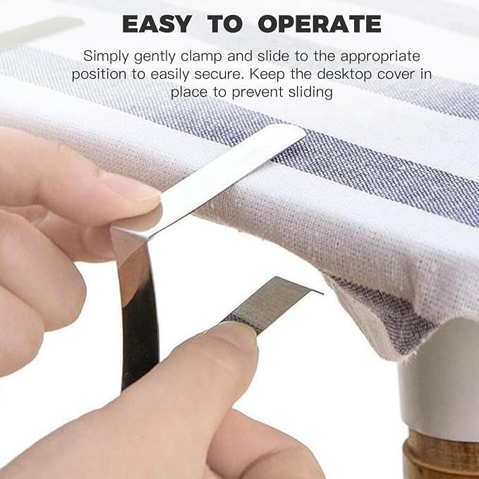 Tablecloth Clips, 60 Pack Table Cloth Holder Clips, Stainless Steel Tablecloth - Image 4