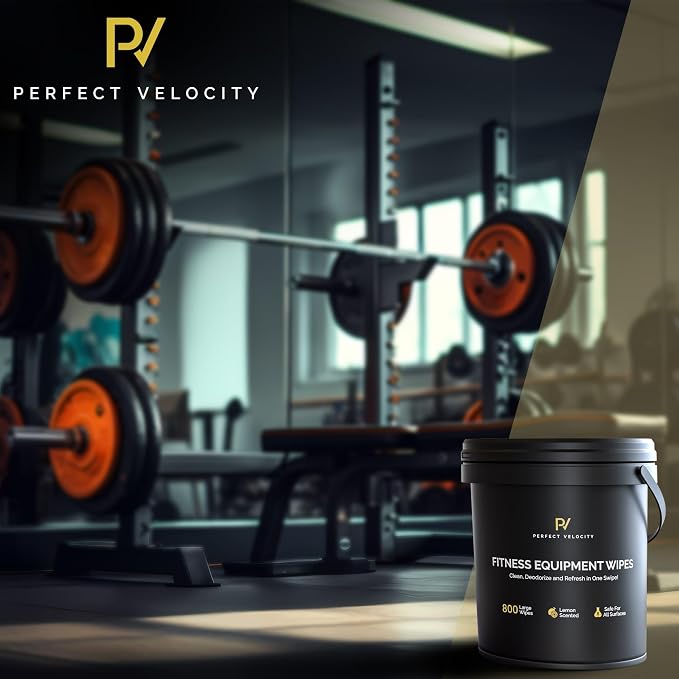 Fitness Equipment Wipes with Reusable Bucket Dispenser - Image 7