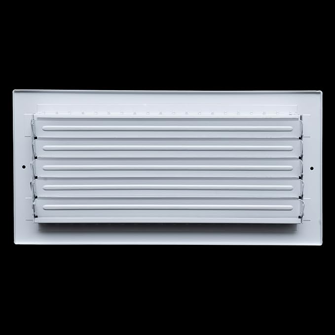 Fits 14x6 Duct Opening Steel Adjustable Air Supply Grille by Handua | Register - Image 5