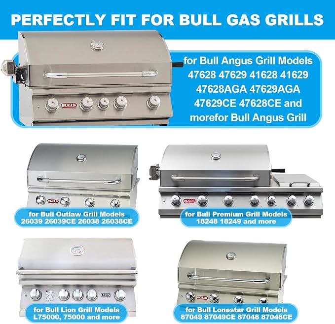 16517 Half Size Griddle Insert for Bull 30" 4 Burner Grill Angus 47628 47629 - Image 3
