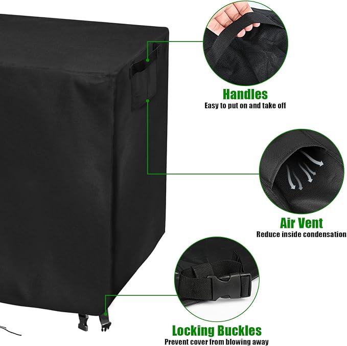 Grill Cover for Traeger Flatrock 3 Cooking Flat Top Propane Griddle, Heavy Duty - Image 3