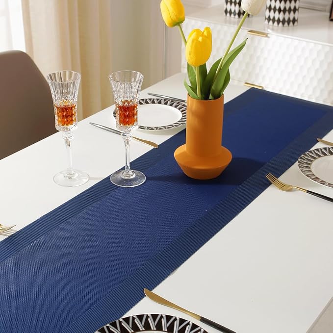 Vinyl Placemats Set of 6 Vinyl Heat-Resistant Table Mats - Image 4