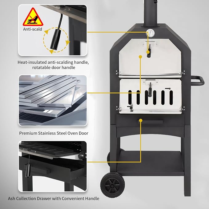 Outdoor Pizza Oven, Wood Fired Pizza Oven - Image 5