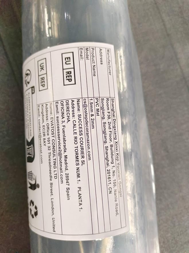 OstepDecor Clear Table Protector 19 x 63 Inch, 2mm Thick Plastic Table Cover - Image 12