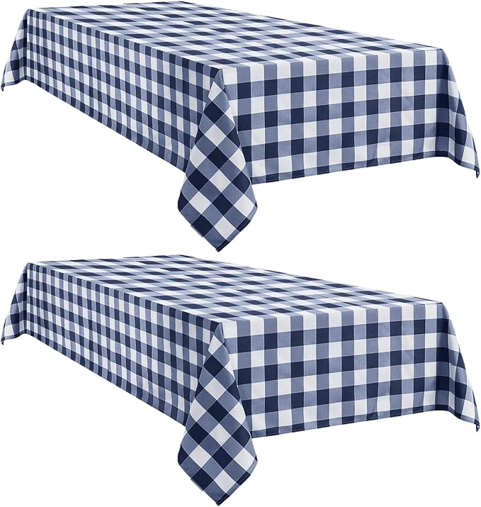 Softalker Gingham Checkered Tablecloth Rectangle - Image 2