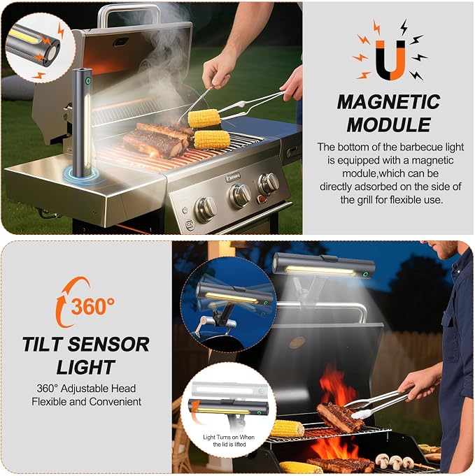 Rechargeable 360° BBQ Grill Light - Image 6