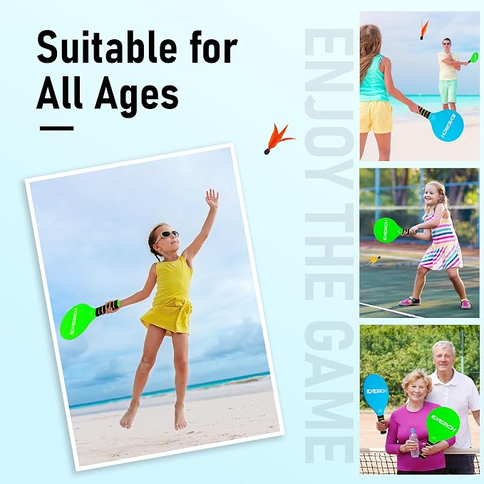 EVERICH TOY Paddle Ball Set – Indoor & Outdoor Racket Game - Image 4