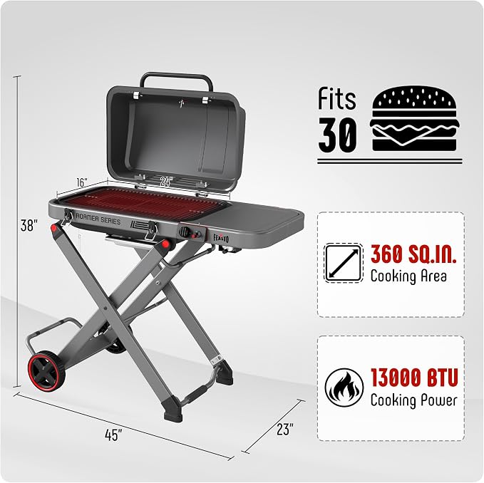 Portable Propane Gas Grill - Image 3