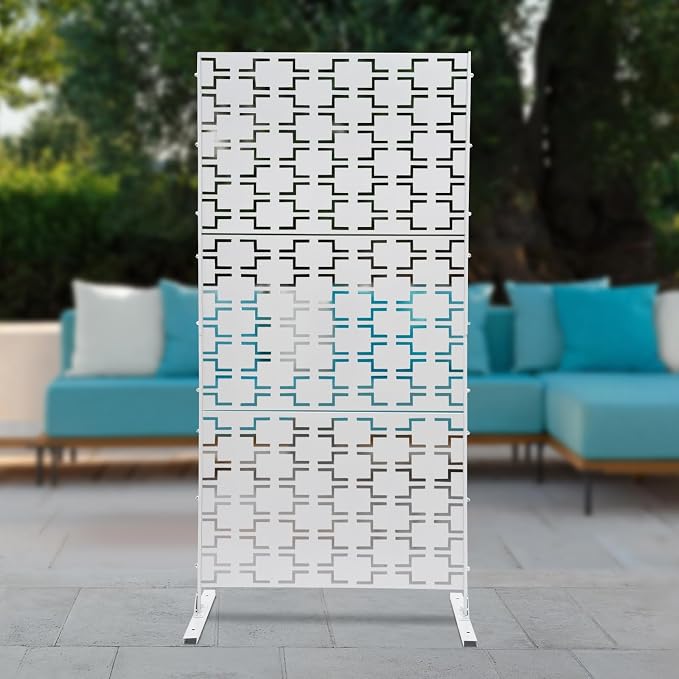 75" H×35" W Decorative Outdoor Privacy Screen - Image 4
