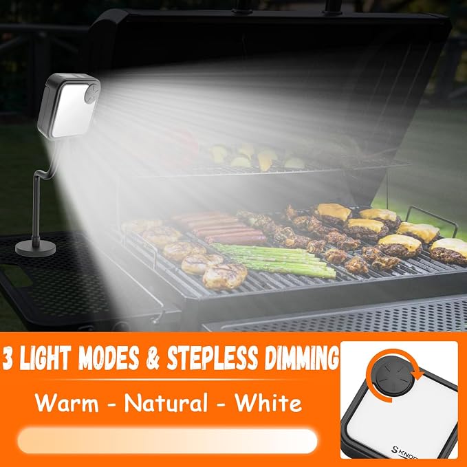 Rechargeable Grill Lights, Wider Illumination Magnetic BBQ Lights, Super Bright - Image 5