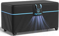 Fire Pit Cover Rectangular for 40''- 44'' Fire Pit, 600D Heavy Duty Firepit by Agricasst