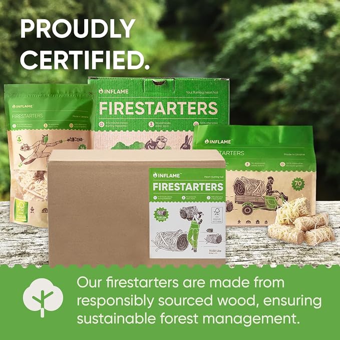 Inflame Fire Starters 400 pcs Fire Starters - Image 5