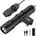 TOUGHSOUL Mlok Picatinny Tactical Flashlight 1250 Lumens, Rechargeable by TOUGHSOUL