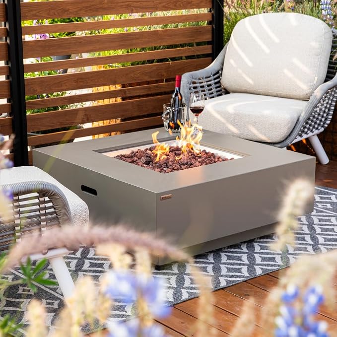Ashton 36” Propane Fire Pit Smokeless Firepit Outdoor Gas Fire Pit - Image 3