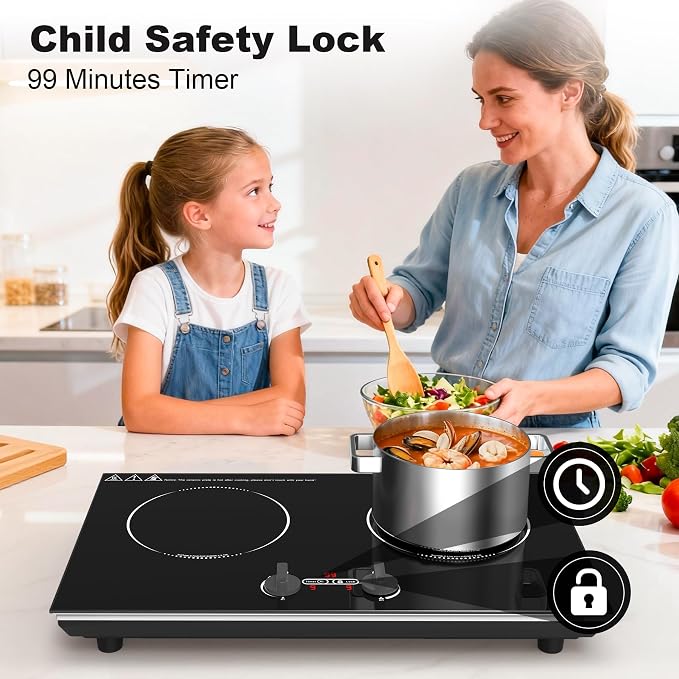 VBGK Induction Cooktop, 110V 4000W Countertop burners - Image 6