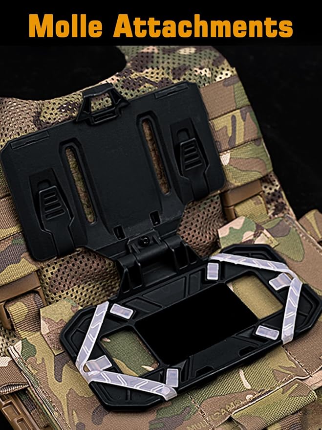 Tactical Gear Plate Carrier Vest Accessories Phone Chest Mount Holder - Image 4