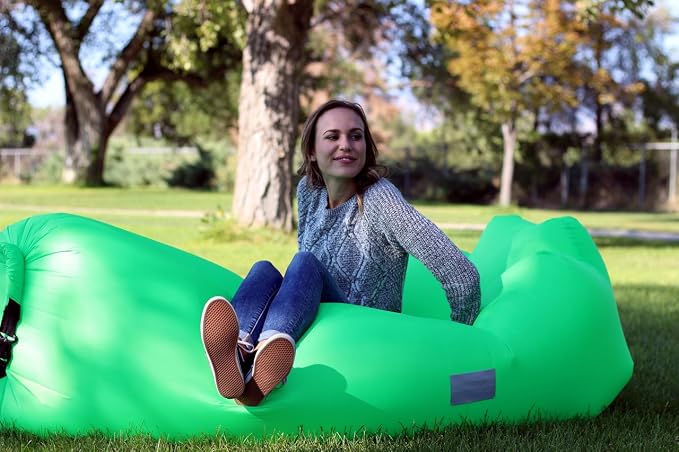 WEKAPO Inflatable Sun Lounger, Air Sofa, Waterproof and Leak-Proof, Picnics and - Image 2