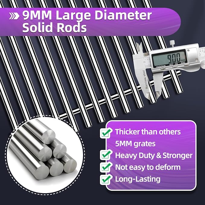 9MM 304 Stainless Steel Grill Grates - Image 3