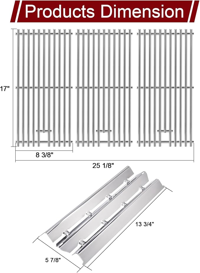 Hiorucet Grill Parts for Broil King 9468-54, Signet 320, Sovereign 20 70 90 90S - Image 2