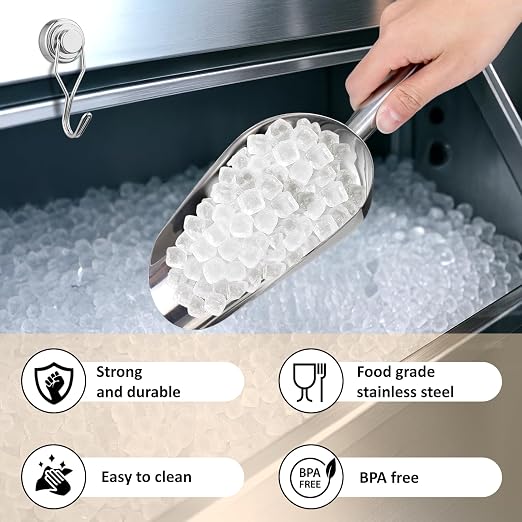 Juome 12oz Stainless Steel Ice Scoop - Image 6