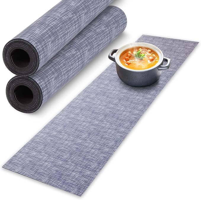 2 Pcs Trivet Table Runner Hot Plates Mat 12 X 40 Inch Heat Resistant Table by yeload