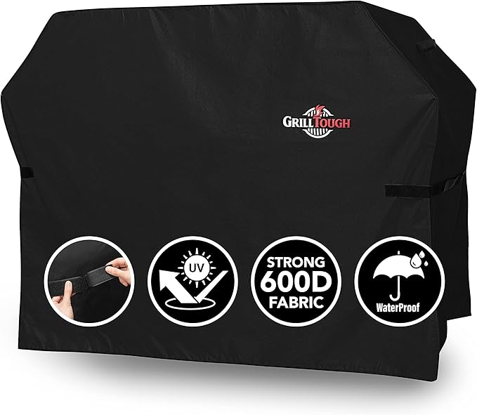 Heavy Duty BBQ Grill Cover for Outdoor Grill, 72 Inch – Waterproof, Weather by GrillTough