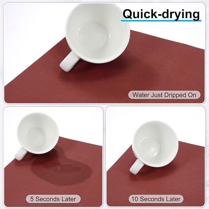 uxcell Silicone Mats for Kitchen Counter, 35.4" x 23.6" Non-Slip Countertop - Image 4