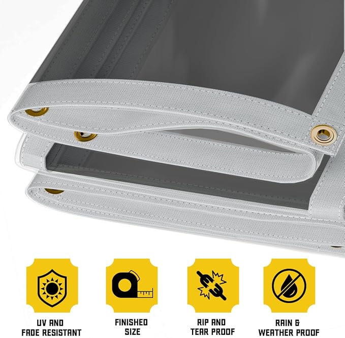 Core Tarps 20 Mil Extreme Heavy Duty Clear Tarp - Image 3