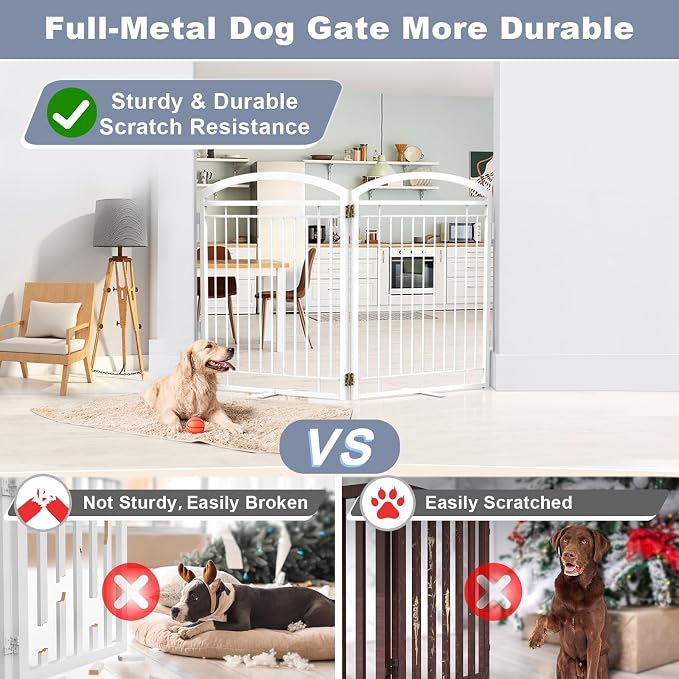 Full Metal Free Standing Dog Gate - Image 2