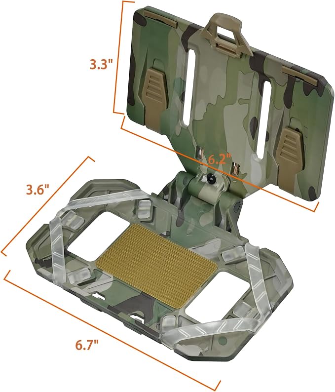 Tactical Plate Carrier Phone Mount, Universal Molle Phone Holder, Tactical - Image 2
