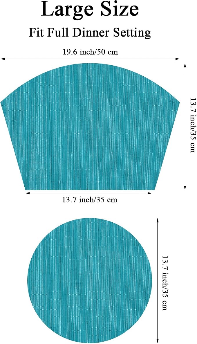 SHACOS Large Size Wedge Placemats - Image 2