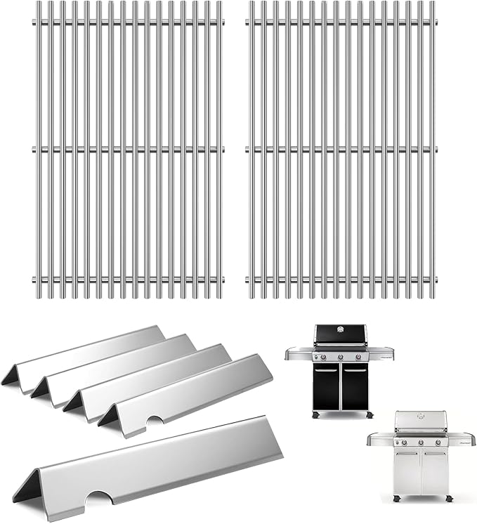 Genesis Grill Replacement Parts 7524 7528 Grates 7621 7620 Flavorizer Bars by AJinTeby