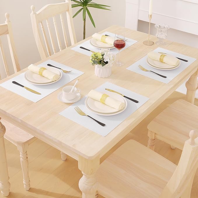 Homaxy Faux Leather Heat Resistant Placemats - Image 8
