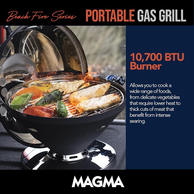 Magma C10-105-G Graphite Beach Fire Gas Grill | Portable Gas BBQ | Compact - Image 3