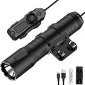 TOUGHSOUL M-Rail Picatinny Tactical Flashlight 1250 Lumens, Rechargeable by TOUGHSOUL