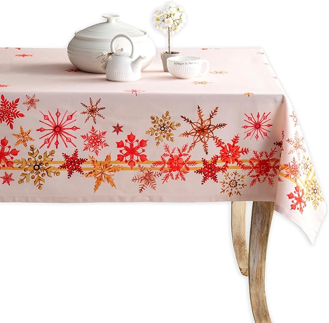 Maison d' Hermine Table Cloth Square Table 100% Cotton 54 x 54 Inches Fall by MaisondHermine