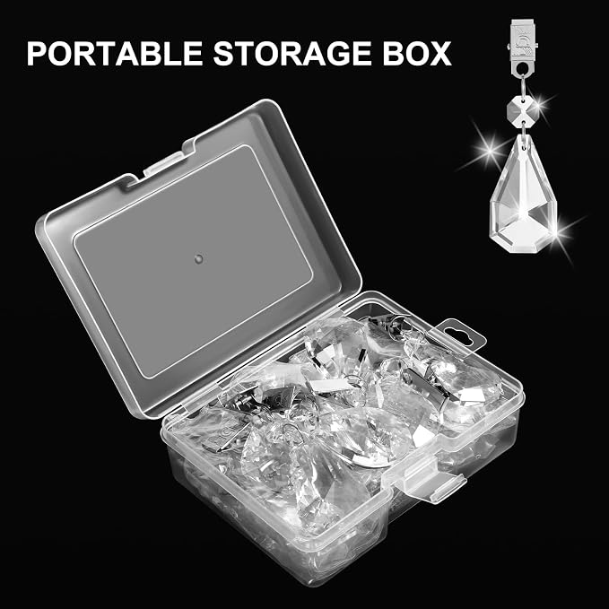 16 PCS Table Cloth Weights, Crystal Tablecloth Hangers - Image 3