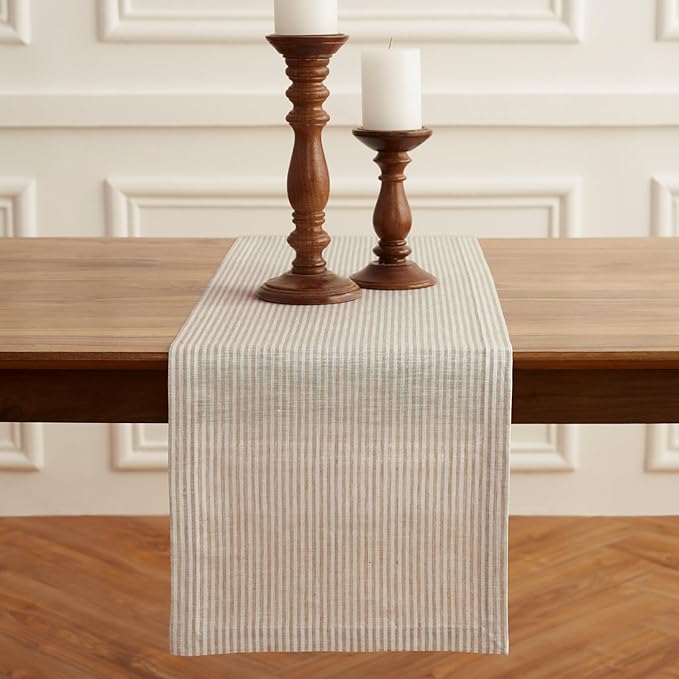 Solino Home Linen Table Runner 48 Inches by SolinoHome