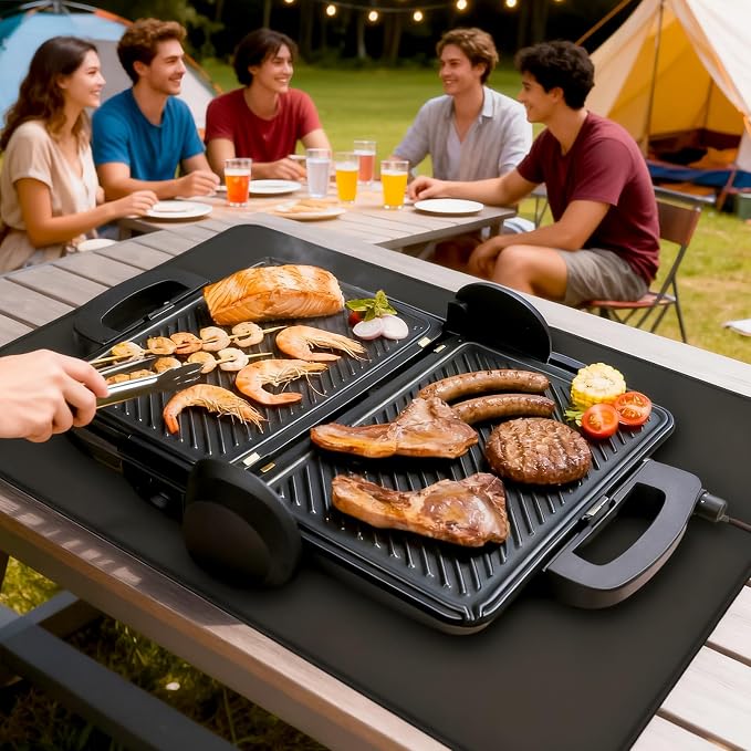 Heat Resistant Mat Under BBQ Grill, Fireproof Mat to Protect Outdoor Prep Grill - Image 2