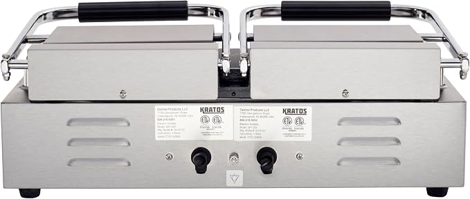 Kratos Commercial Electric Panini Sandwich Grill - Image 6