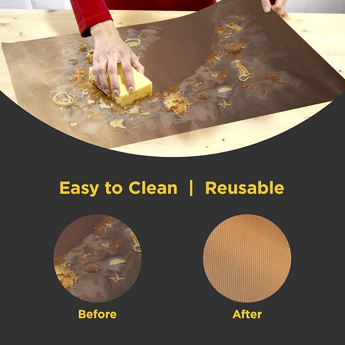 Copper Grill & Baking Mats Set of 2 - Image 5