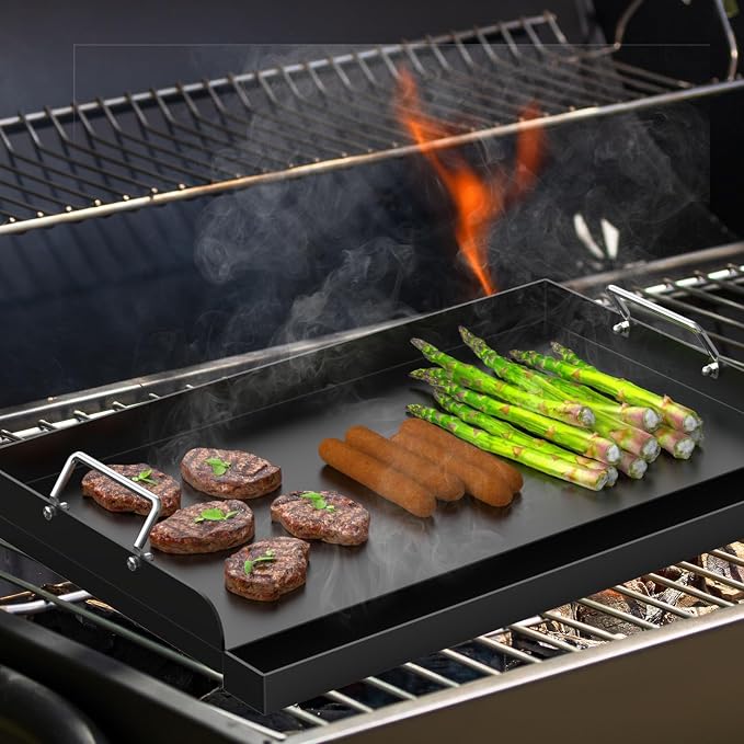 25" x 16.5" Nonstick Carbon Steel Griddle - Image 5