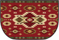 Demissle Cabin Fireplace Hearth Rug Fireplace Mats Cabin Southwestern Fireproof by Demissle